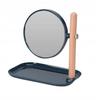 Round standing makeup mirror 155x22 cm