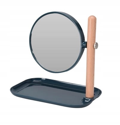 Round standing makeup mirror 155x22 cm