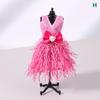 Doll Clothes For 30Cm Doll Clothes Evening Gown Trailing Skirt Wedding Dress Princess Dress Dollhouse Decor Accessories