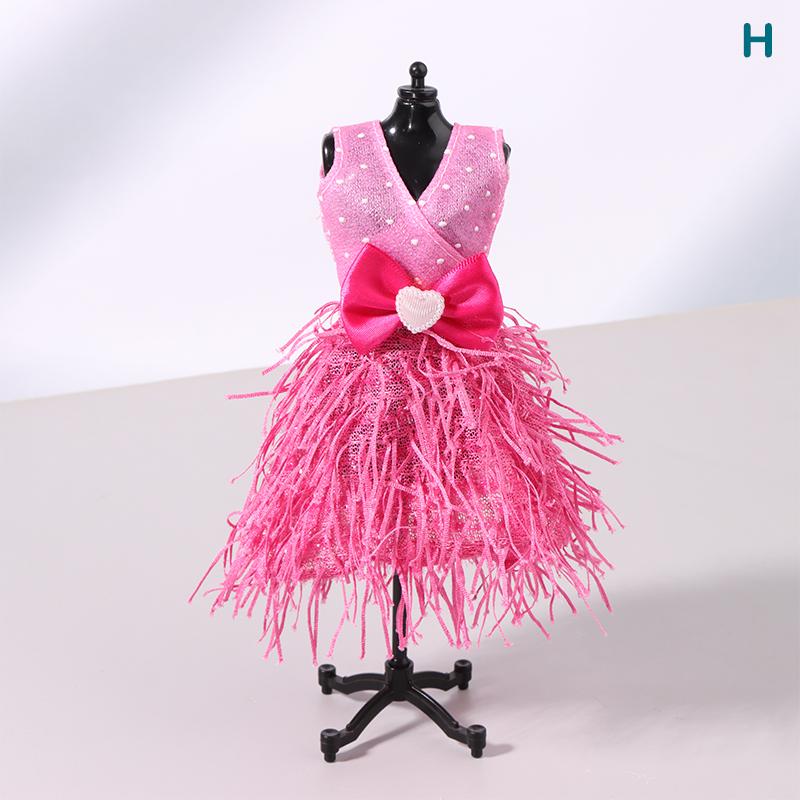 Doll Clothes For 30Cm Doll Clothes Evening Gown Trailing Skirt Wedding Dress Princess Dress Dollhouse Decor Accessories
