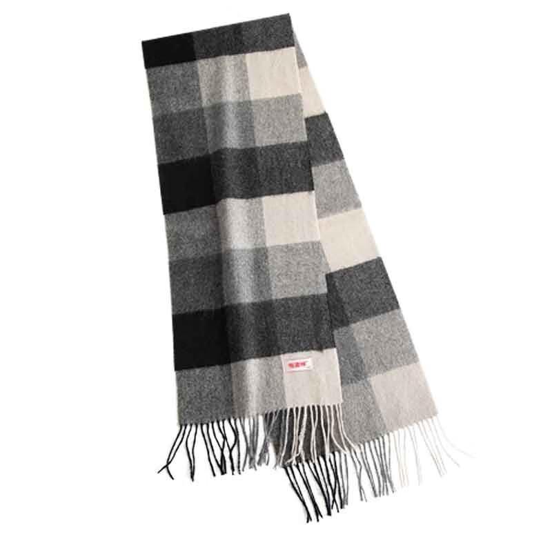 Hengyuanxiang Men's 100% Wool Scarf
