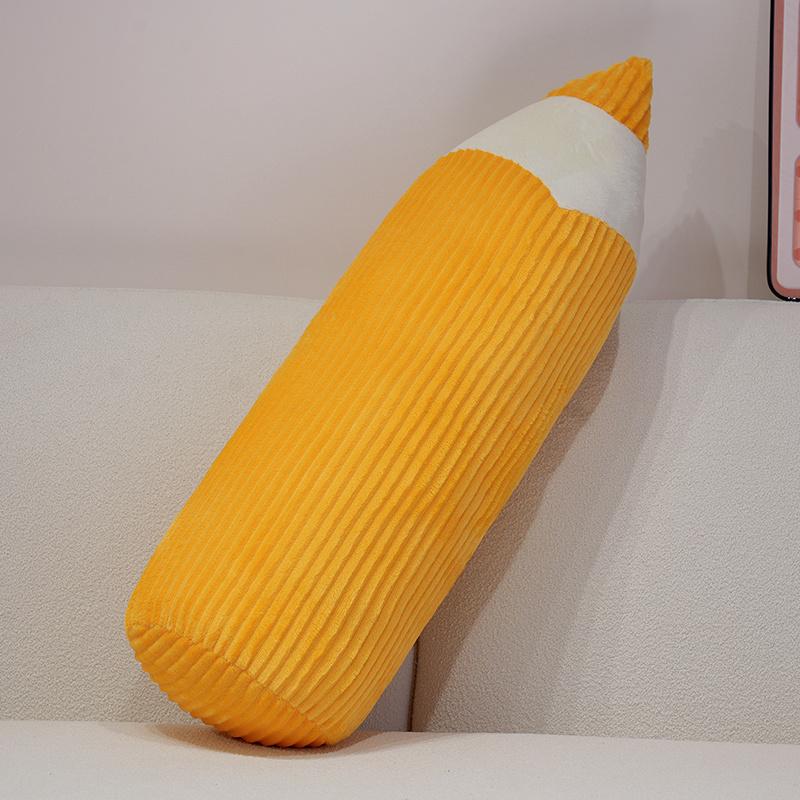 70cm Cartoon Kleurpotlood Pluche Kussen Zacht Bank Kamer Kussen Simulatie Kleurpotlood Speelgoed Leuke Cadeaus