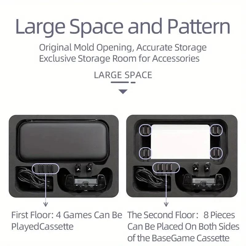 For NS Explosion-Proof Suitcase Hard EVA Storage Bag For Nintendo Switch OLED Console Waterproof Box Shoulder Bag