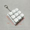 9 Keys Finger Keyboard Keycaps Fidget Toy Anti-Anxiety Point Keycaps Party Stress Relief Diy Keycaps Toy Keyboard Caps