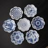 Zhishi Retro Chinese Blue & White High-Footed Fruit Plate