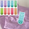 100-Pack Colored Thank You Stickers for Airplane Box Sealing and Packaging Decoration