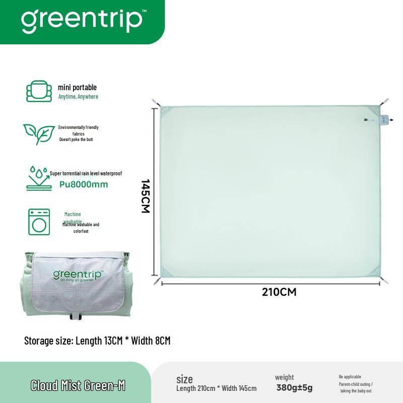 Kompakte wasserdichte Picknick- und Strandmatte für den Außenbereich