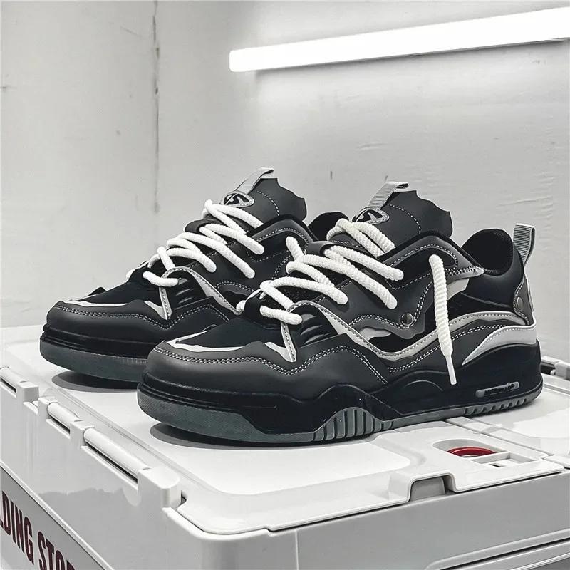 2026 New Fashion Sports Shoes Men's Personalized Vulcanized Shoes Men's Casual Fashion Comfortable Versatile Sports Shoes Men