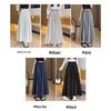 Women's High-Waisted Linen-Cotton Wide-Leg Pants: Loose, Slimming, Versatile, Textured Nine-Point Culottes