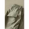 Plus Size Slimming Wide-Leg Cargo Pants - High Waist, Nine-Point Length, Versatile & Loose Fit for Women