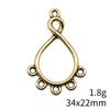 2025 Trend Accesories Water Drop Earring Connector Accessories Parts Ornaments For Home Accessories Parts