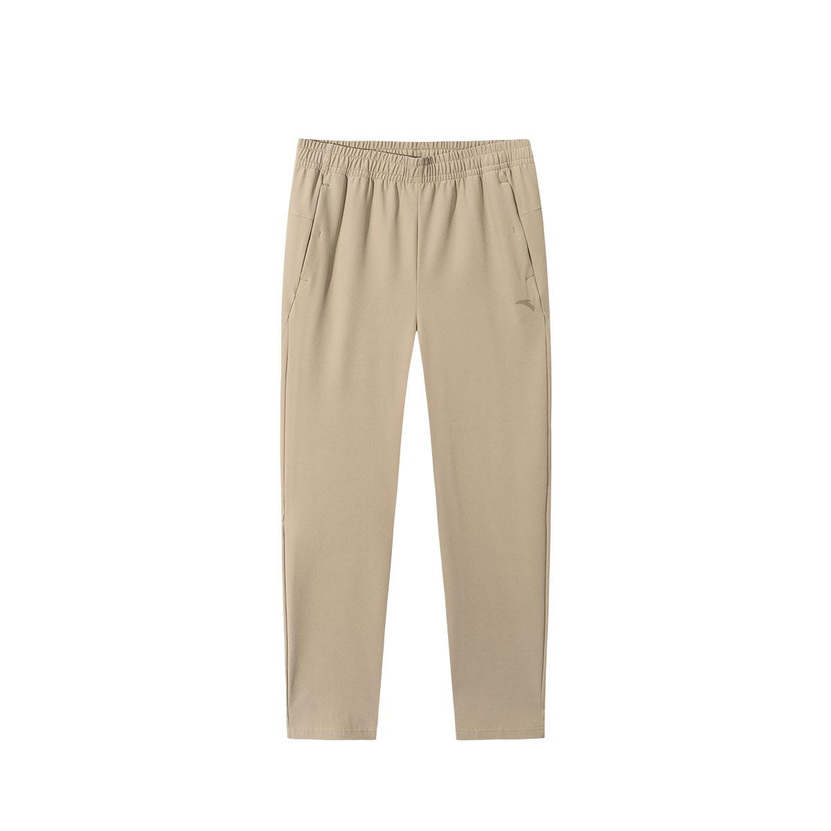 

Anta Comfortable Simple Solid Color Mid Waist Straight Leg Casual Pants Men Bottoms Khaki 152447537RS-1 XL