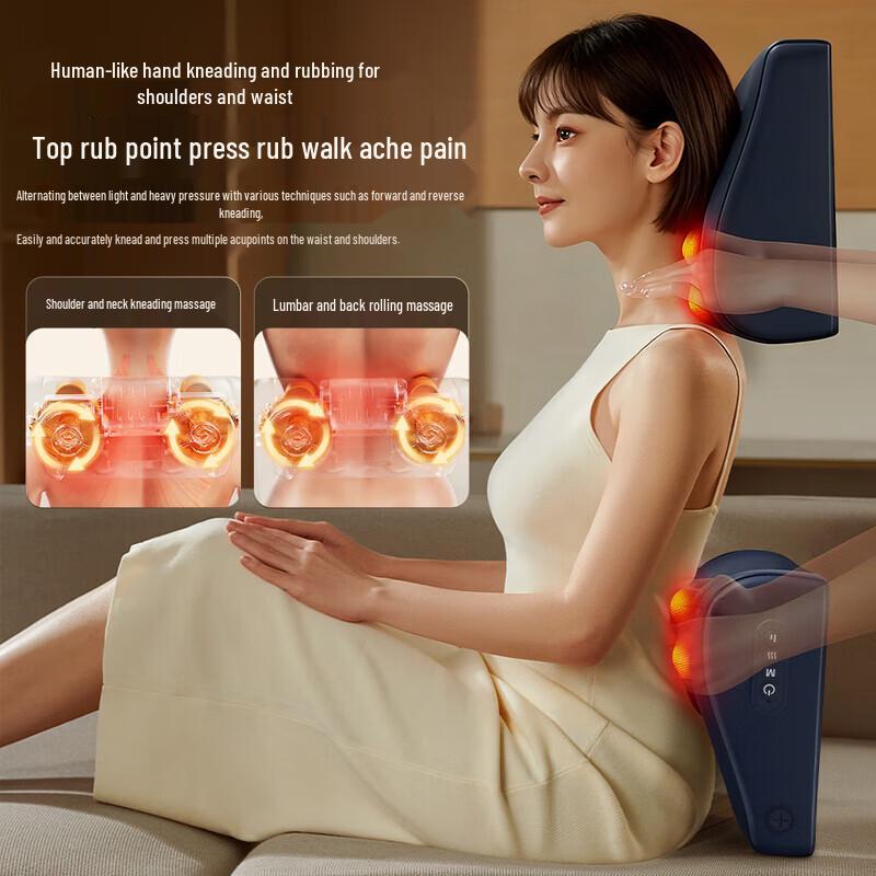 Ai Jiaoshou Multi-functional Kneading Massage Pillow CN plug (adapter included)