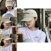 Baseball Cap With Embroidered Letters For Casual Wear And Sun Protection