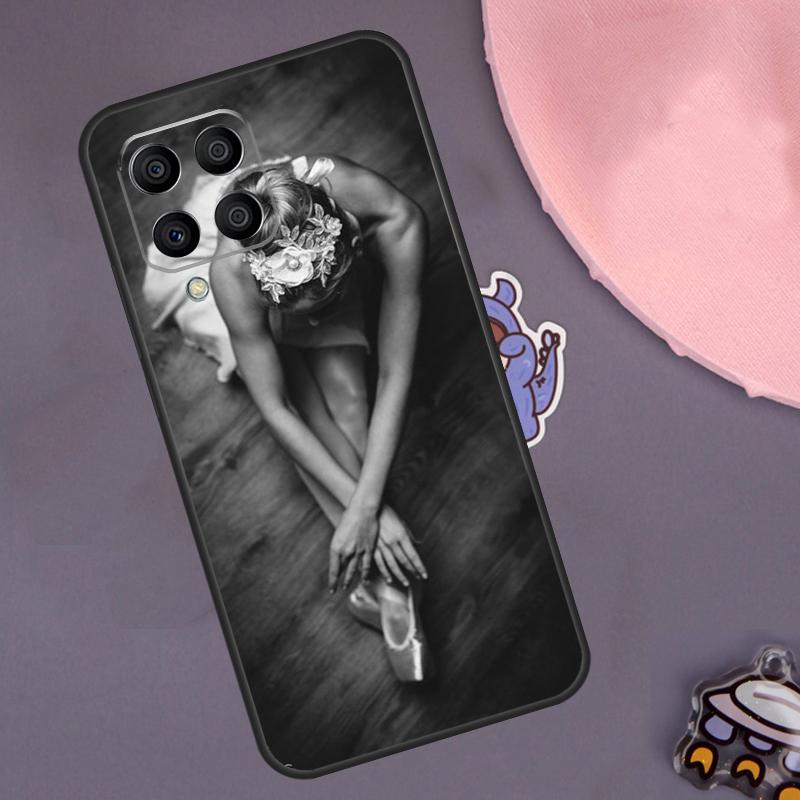 Ballet Ballerina Dancer Case For Samsung Galaxy M23 M33 M53 M13 M12 M32 M52 M55 M14 M34 M54 M20 M51 M21 M30s M31s