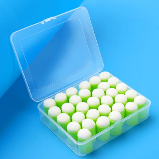 30/32Pcs Finger Sponge Daubers Painting Sponges Set with Storage Box Craft Sponge Daubers for DIY Crafting Card Making Painting Stamping