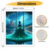 Disney animation digital oil painting princess castle diy handpainted coloring painting home decoration art supplies craft wall decor