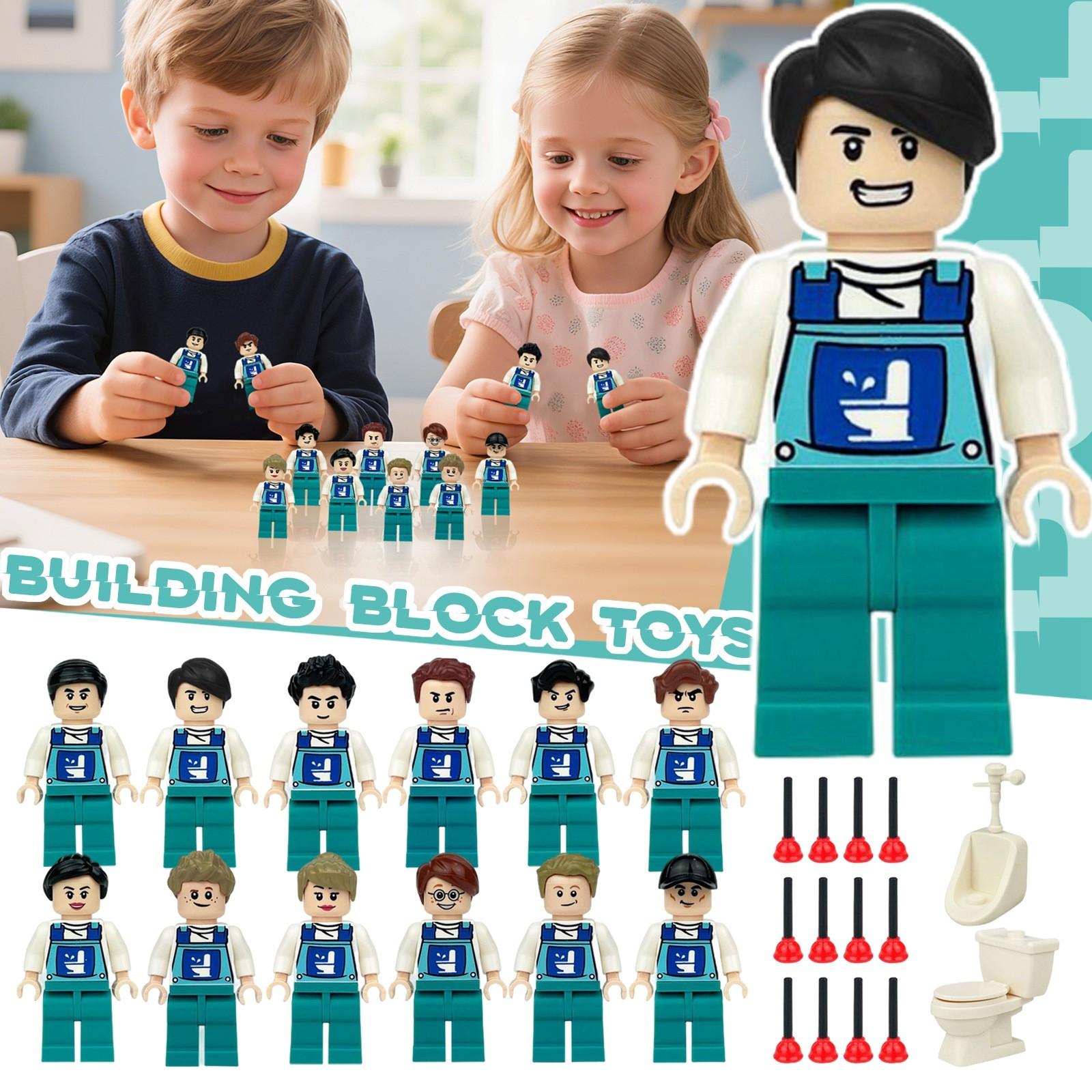 

Детские фигурки-конструкторы — лучшие подарки для детей One Size синий