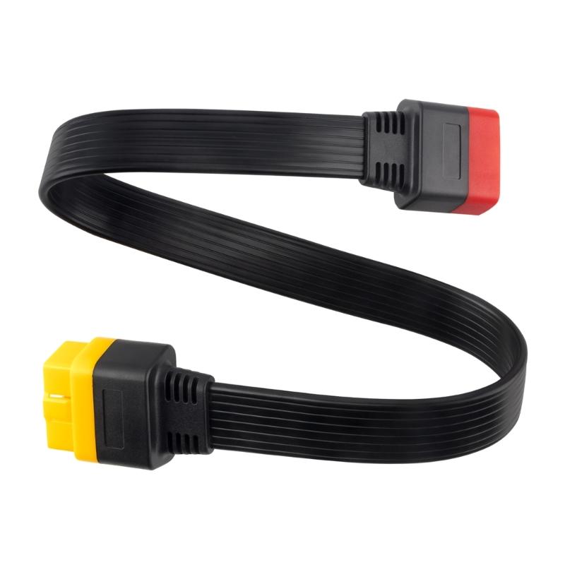 Cable de extensión OBDII de 16 pines macho a hembra para conector de cable extensor de diagnóstico OBD de automóvil Cable OBD2 de 36 cm/60 cm