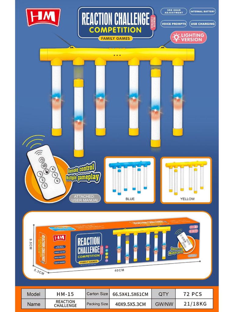 Cartoon Auge-Hand-Koordination Stick: Sensorische Integration und Reaktionstraining Spielzeug für Kinder.