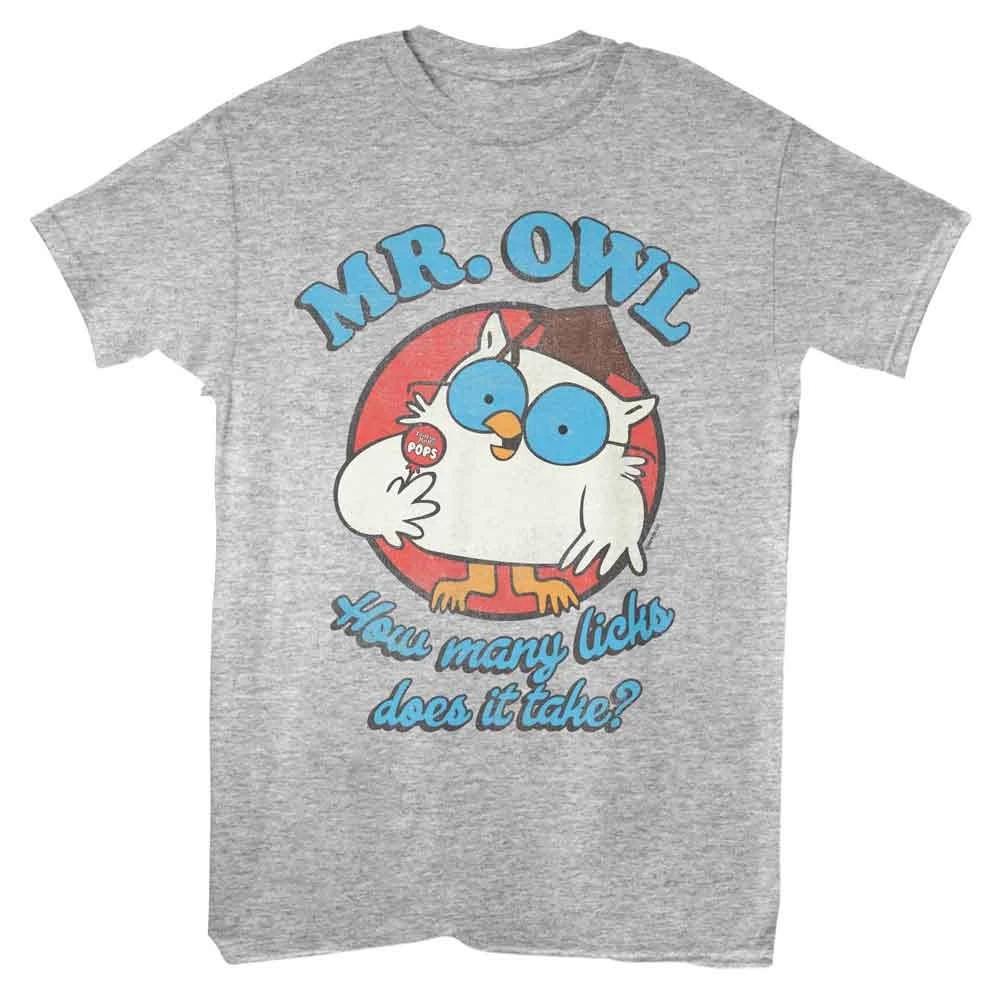 Tootsie Roll - How Many Licks - Front Print Solid Children s T-shirt - Gray Heather 110