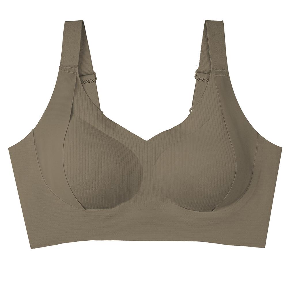 Soutiens-gorge sans fil pour femmes Push Up Bralette Soutien-gorge de tous les jours à bon maintien Couvrance totale Confort Soutien-gorge T-shirt Bretelles larges Soutiens-gorge de nuit pour femmes Soutien-gorge doux