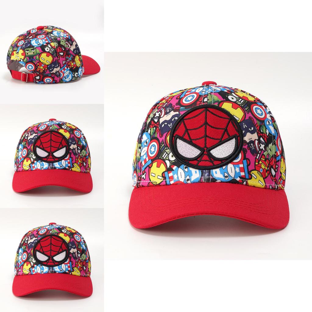 Spider Man Childrens Embroidered Baseball Cap With Sun Protection And Breathable Cotton For Spring Autumn Seasons