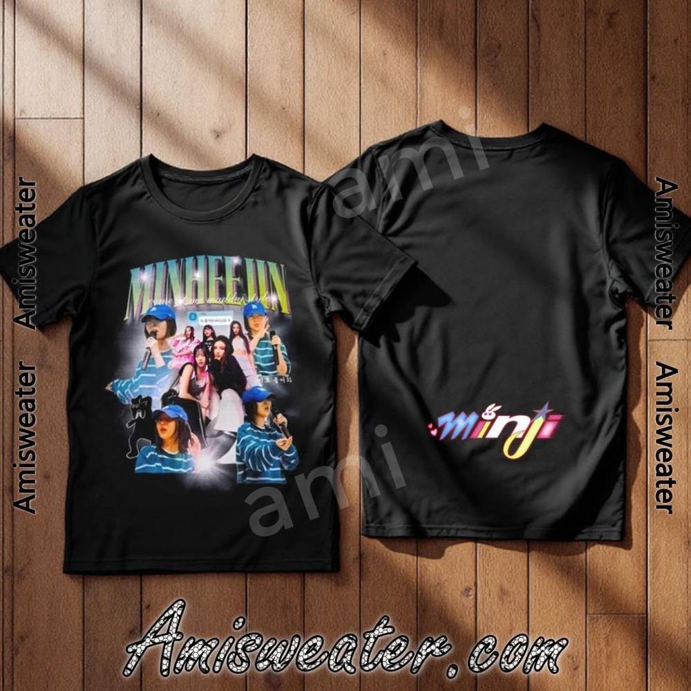 NewJeans Minji In The Min Hee Jin T-shirt 2025 T-shirt Unisex T-Shirt XXXXL