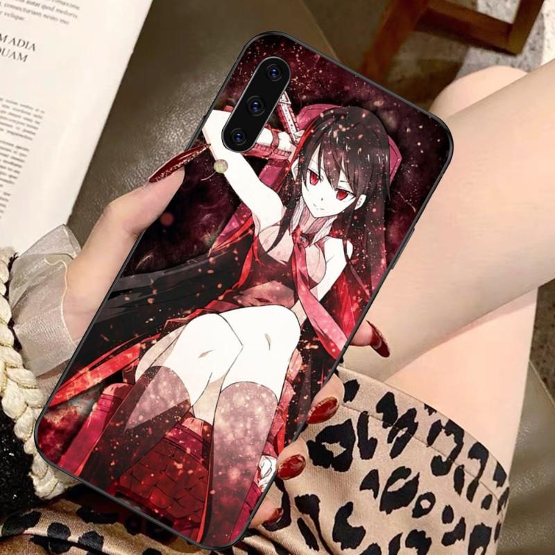 Akame Ga Kill Esdeath Telefondeksel For Samsung A91 A81 A73 A72 A71 A30S A20 A12 A13 A52 A53 4G 5G Mykt Svart Telefondeksel