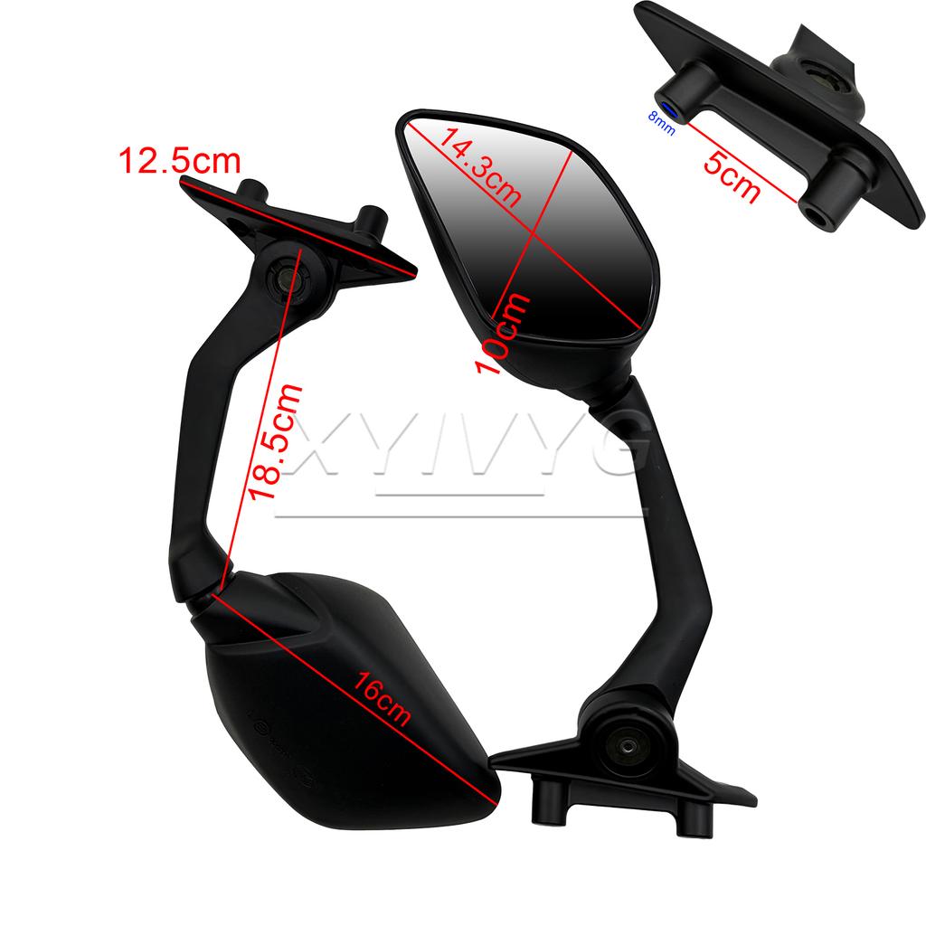 For YAMAHA TMAX 560 2022-2024 Motorcycle Rearview Mirror
