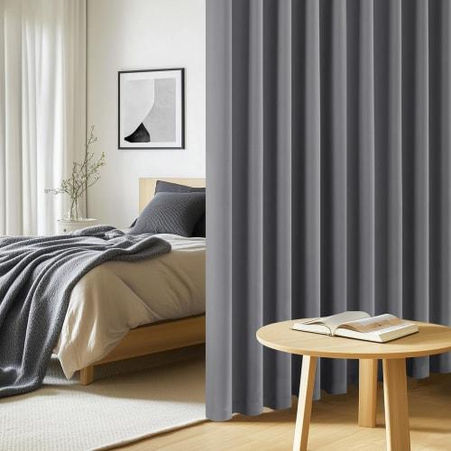 Topfinel Blackout Curtains, Room Dividers, Thermal Insulated Curtains, Entryway Dividers, Ready-Made Curtains, Single Panel, 180cm Wide x 230cm Long,