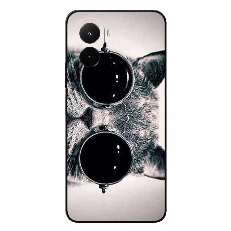 Soft Case For Xiaomi Poco M7 4G Cartoon Back Cover For PocoM7 M7 Silicone Bumper Protective Shockproof Capa Pocom7 4G Lion Coque