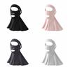 Solid Color Ice Silk Face Veil Polyester Neck Wrap Simple Sunscreen Mask  Male