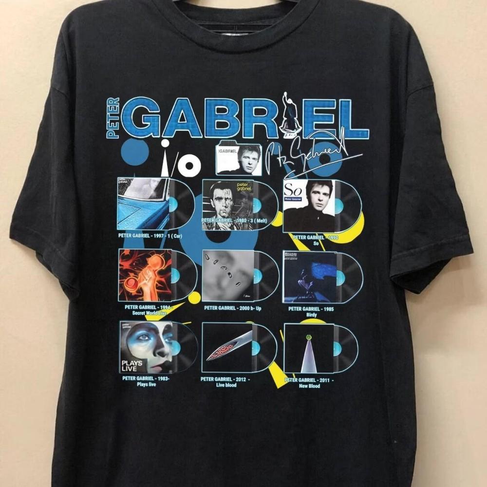 New! Peter Gabriel vintage classic shirt Short Sleeve Unisex T-Shirt XL