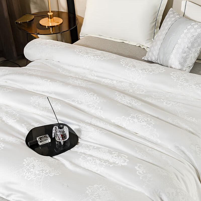 MUXINZI Jacquard Silk Comforter