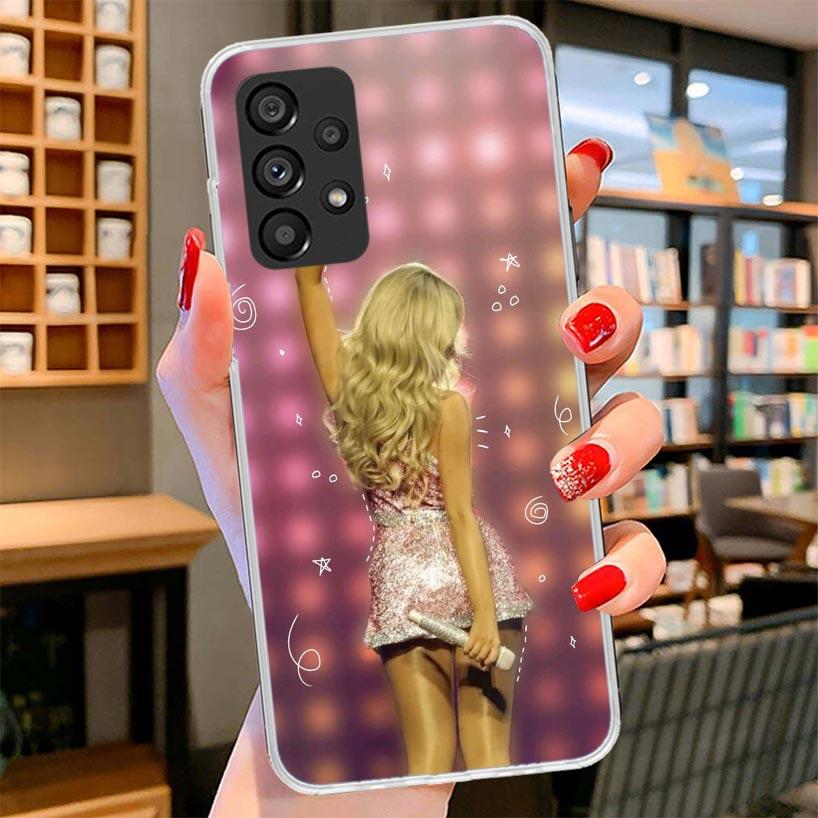 CR66 S-Sabrina C-Carpenter Phone Case For Samsung Galaxy A12 A22 A32 A52 A72 A02S Phone Case Note 20 Ultra 10 S10 Plus A51 A71 A