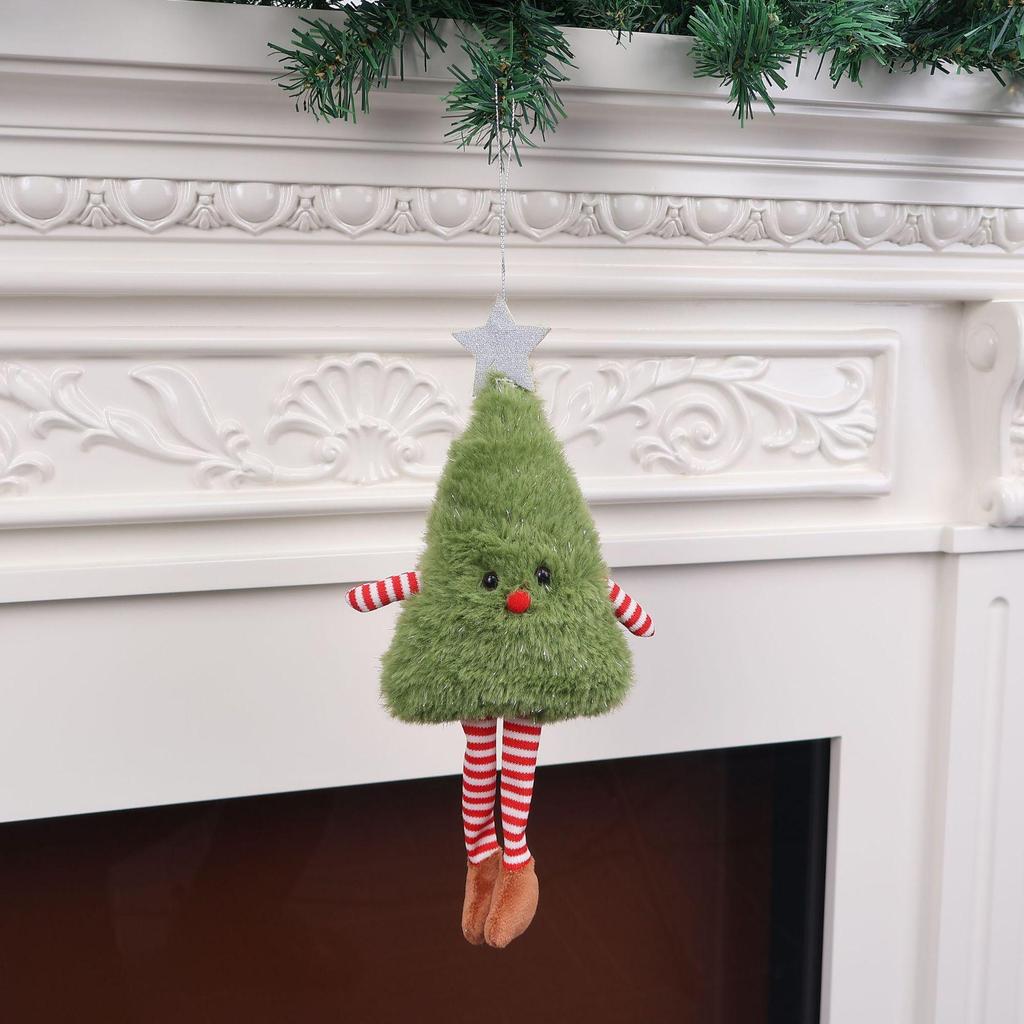 Cute Plush Christmas Dolls: Festive Home Ornaments & Party Decor