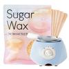 Bring Organic Sugar Waxing Self-Waxing Supplies Warmer Set Kit Machine Brazilian Beard Hairline Nose Hair Low Irritation Low Pain Hair, 1 Pc