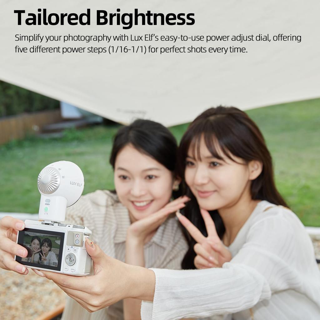 Godox LUX ELF Retro Universal Hot Shoe Micro Single Digital Camera Portable Flash for and Panasonic Flash, Canon, Sony, Leica, Fuji, Cameras.