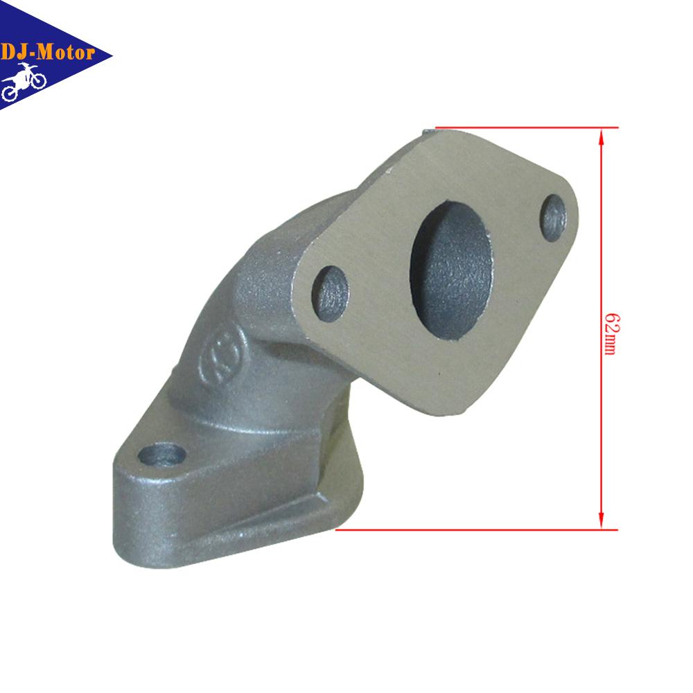 DJ-Motor 18mm Inlet Manifold Intake Pipe For Z50 Mini Trial Monkey Bike 50cc 70cc 90cc Chinese Dirt Bike ATV Go Karts