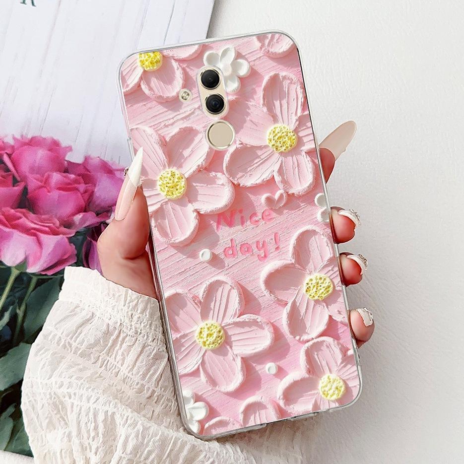 For Huawei Mate 20 Lite Case SNE-AL00 SNE-LX1 Popular Painted Cover Soft Slim Phone Case For Huawei Mate 20 Pro Mate20 Lite Bags
