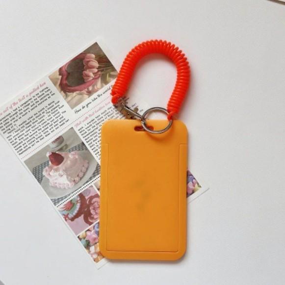 

Минималистичный брелок-картхолдер: Интегрированный прозрачный ID, Пропуск, Кампус, Доступ, Держатель для карты сотрудника