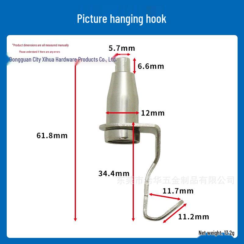 Adjustable Steel Wire Rope for Picture, Lighting, and Tag Hanging with Anti-fall Hooks