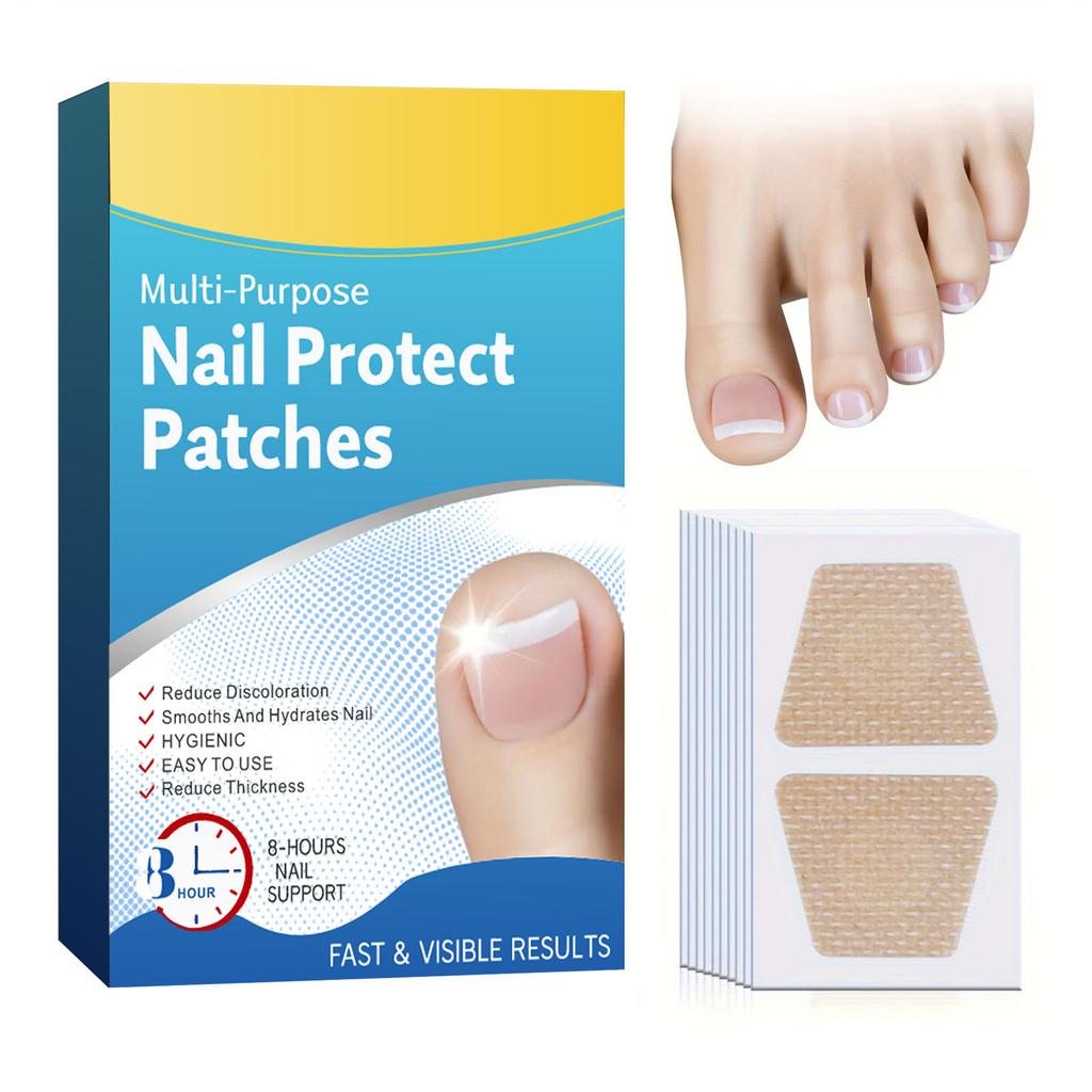 Hands And Feet Soft Nail Inlaid Nail Thickening Bright Nail Furrow Gray Nail Care Patch
