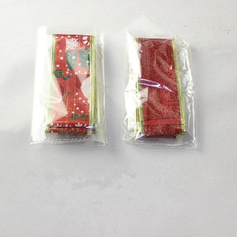 2 Meter Silber Bronzefarbenes Band Gartenband Druck Fünfzackiger Stern Weihnachtsbaumschmuck Weihnachtsgeschenkband