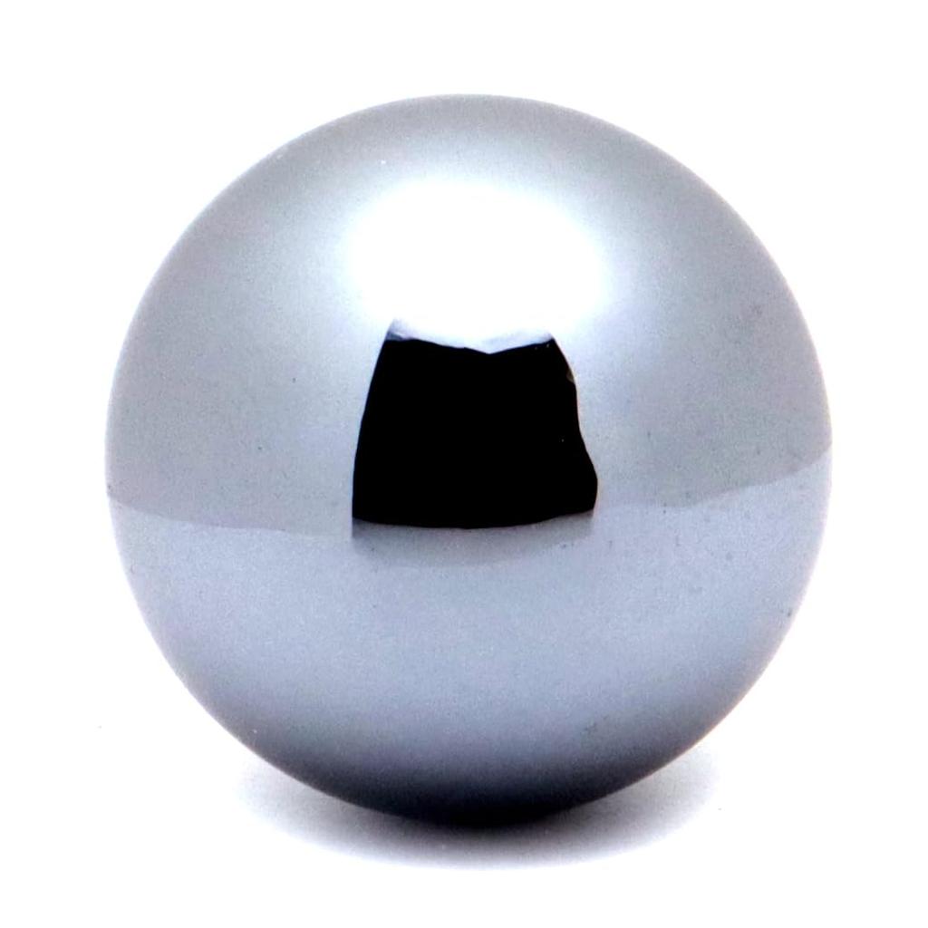 Terahertz Round Diameter with Glossy Mirror High Natural Stone That Can Be Submerged In the Power Ornament [GOLD STONE] Ore, Ball, Approx. 50mm,