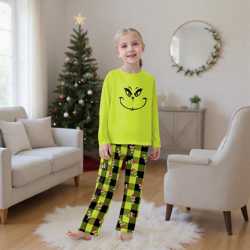 Passende Familiensets mit Weihnachtsmotiven, Langarmshirts und Hosen