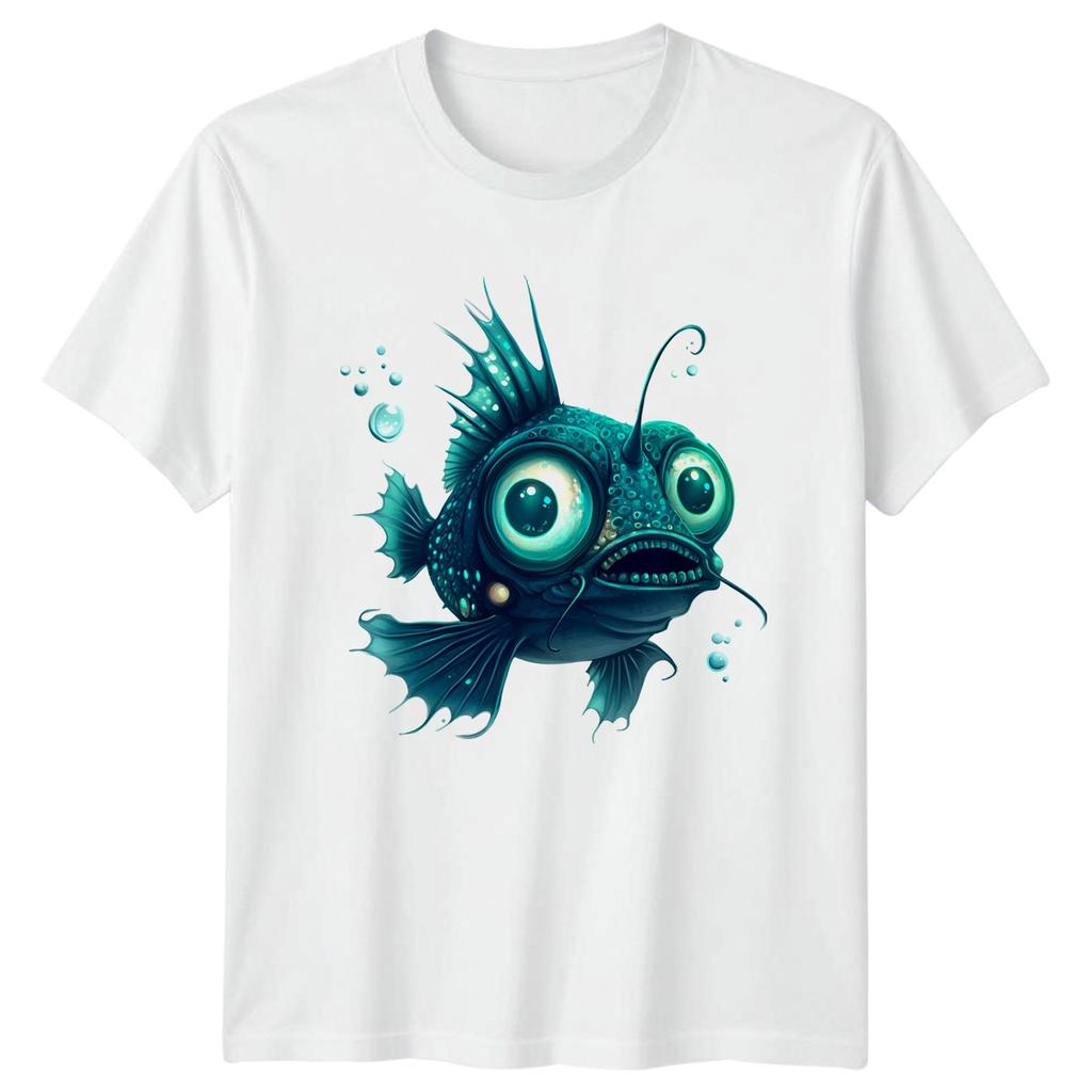 Cute Anglerfish TShirt Marine Life Nature 2026 Birthday Gift For Him And Her
