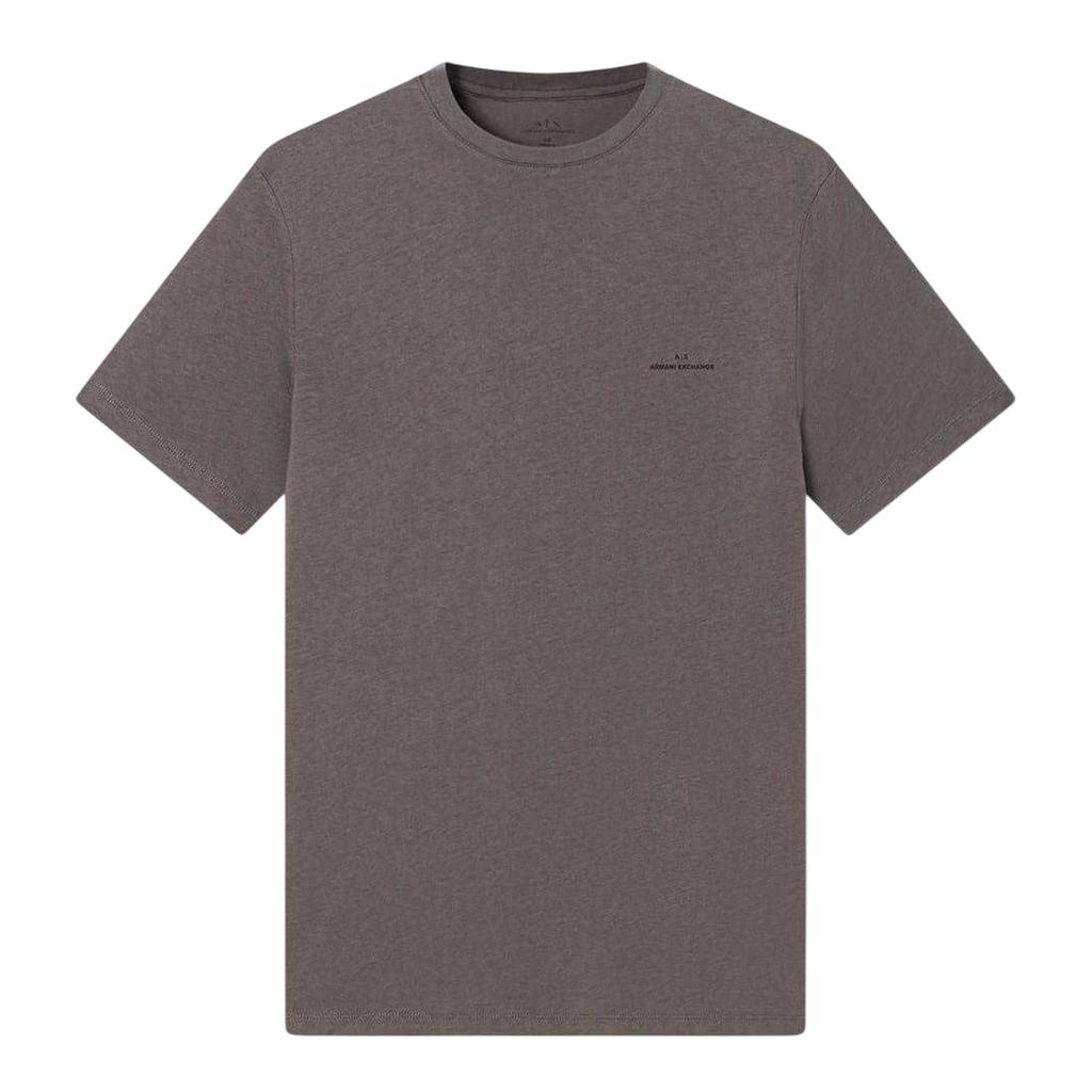 Armani Exchange Mens Logo Embossed Regular T-Shirt