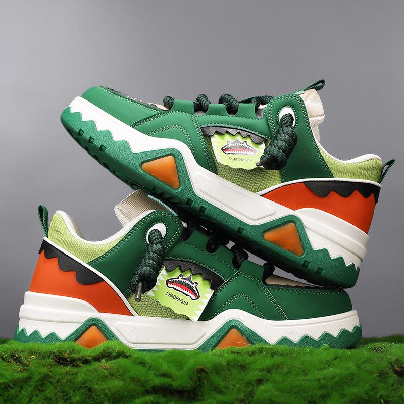 

Осенние спортивные туфли для сноуборда, модные, цветные, кожаная поверхность, толстая подошва, увеличивающая рост, низкие верхние туфли, повседневная обувь для мужчин 44